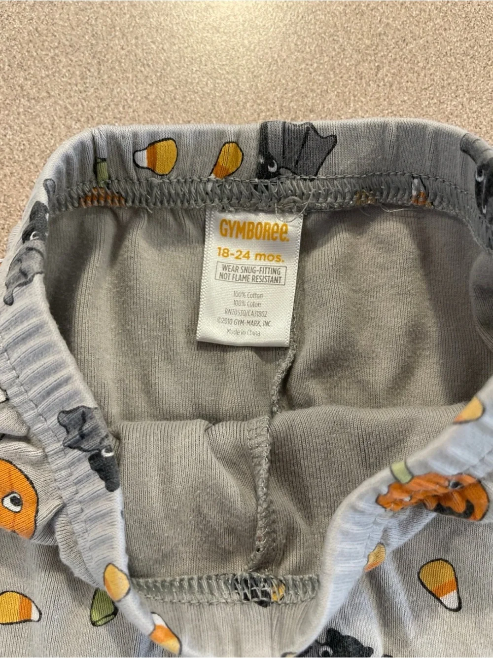 Gymboree Halloween pajama pants 18-24 months